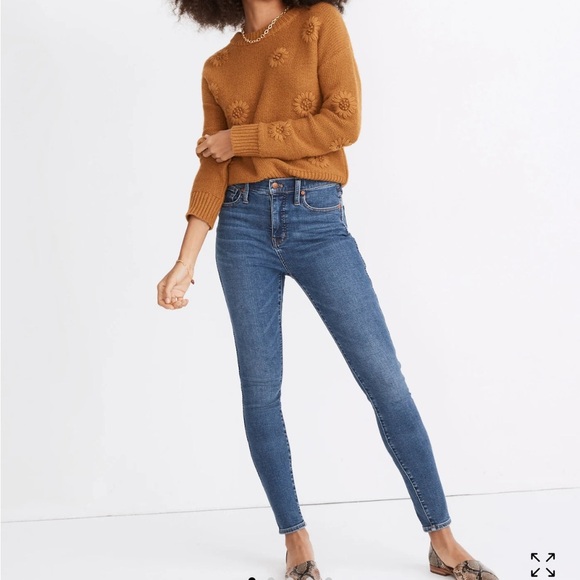 MADEWELL | Tall 10" High-Rise Skinny Jeans in Wendover Wash: TENCEL™ Denim - Picture 1 of 7